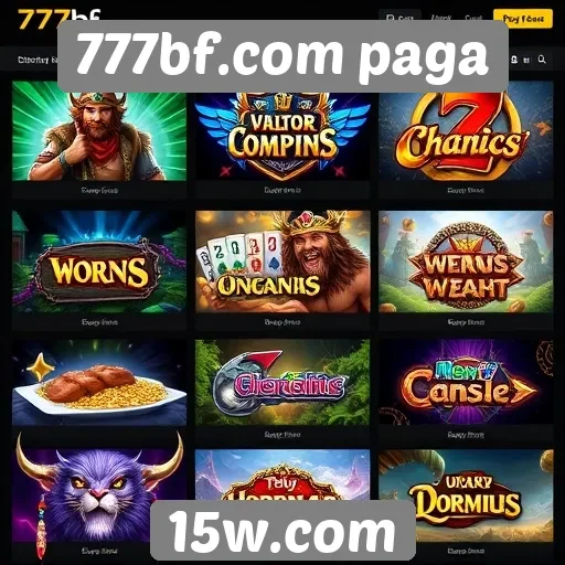 Jogos disponíveis no site 777bf.com pagos